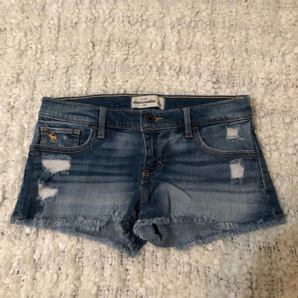 Abercrombie kids jean shorts